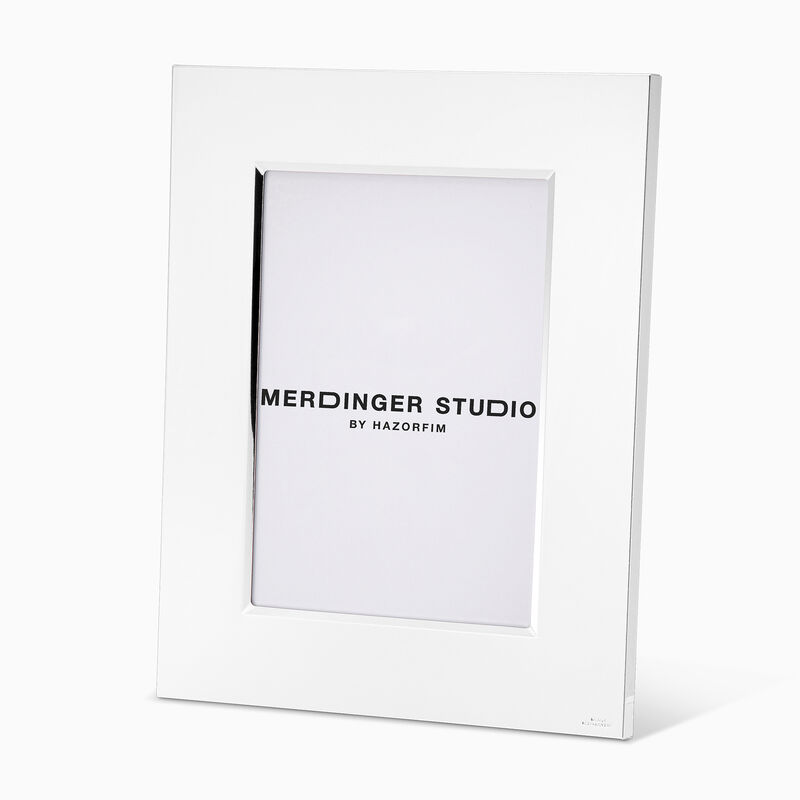 Classic Wide Silver-Plated Photo Frame