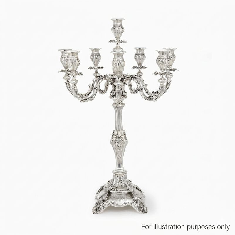 GONA CANDELABRA 5 ARMS BRASS 
