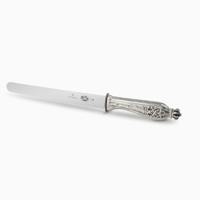 Genova Challah Knife Serrated Sterling Silver 