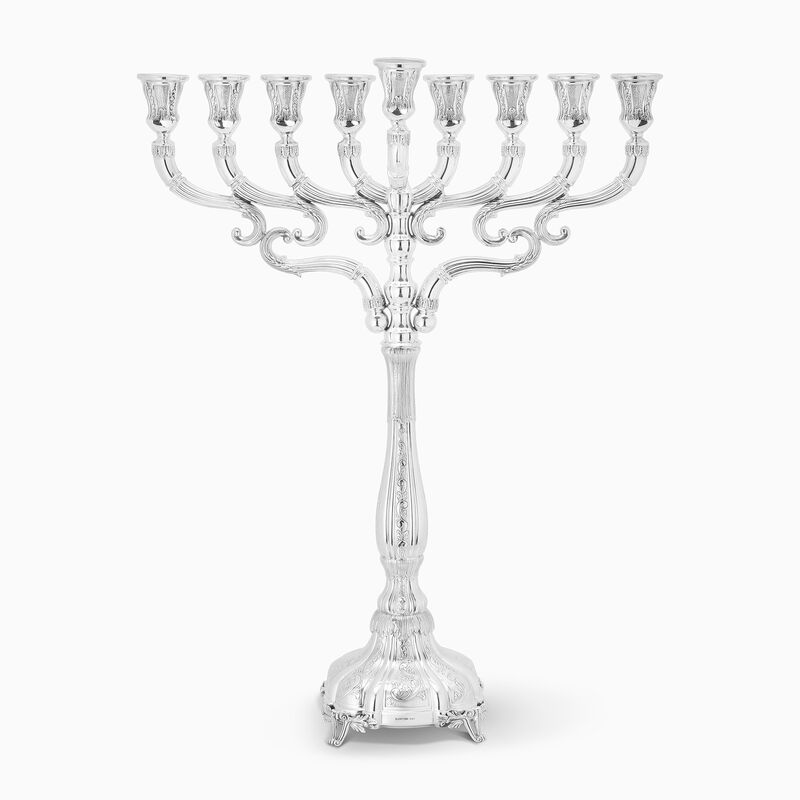 Ronald Arms Menorah Sterling Silver 