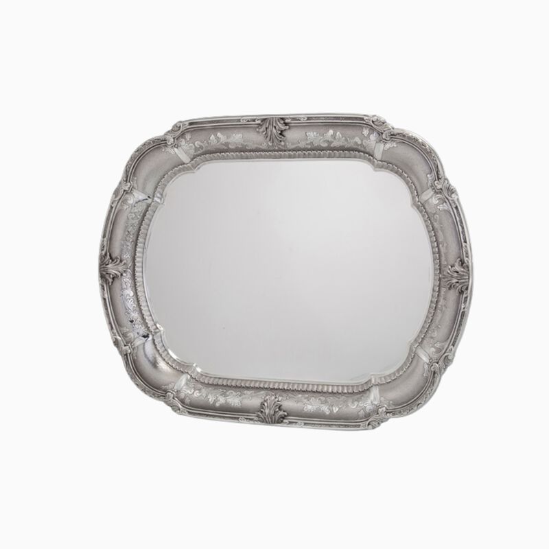 ARCO DECO. OVAL TRAY PLATED 