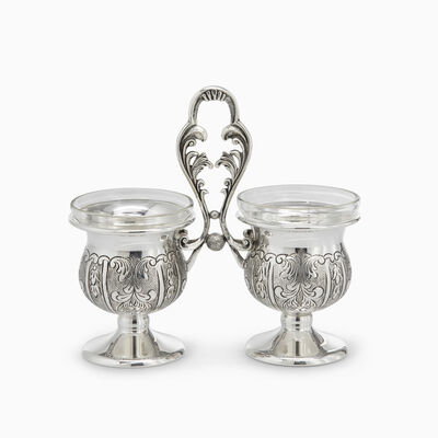 ELECANT DOUBLE SALT CELLAR 