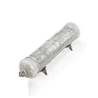 Mordechai Megilah Case Klaf 14" Sterling Silver Mordechai Megilah Case Klaf 14" Sterling Silver
